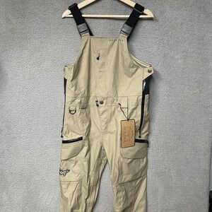 SAGA Outerwear Women’s Empress 3L Bib Pants Overalls Khaki Tan Size Medium NEW